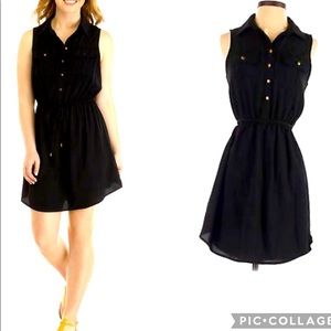 Gypsies & Moondust Shirt Dress L🌟Drawstring Waist